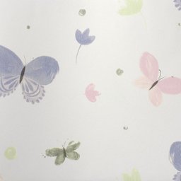 Papel de Parede Infantil Borboletas Lilás e Rosa Vinilico Lavável+cola para Aplicação - 2