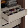 Guarda Roupa Casal com Espelho 2 Portas 6 Gavetas Imperador Plus  - 5