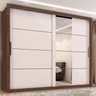 Guarda Roupa Casal com Espelho 2 Portas 6 Gavetas Imperador Plus  - 1