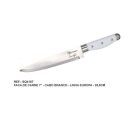 Faca 7" Inox Para Cozinha Churrasco Pesca Legumes Frutas - 2