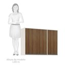 Ver imagem 5 de Armário Aéreo De Cozinha 120cm 3 Portas 5 Prateleiras Linea