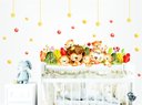 Ver imagem 1 de Adesivo De Parede Infantil Cabeceira de Berço Safari Cute