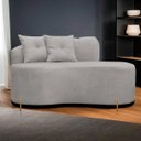 Ver imagem 7 de Sofá Namoradeira Orgânico Grécia 3 Lugares 180cm Bouclê:bouclê Cinza