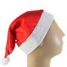 Gorro Papai Noel de Cetim Touca Vermelha - Kit com 4 - 1