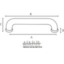 Ver imagem 2 de Puxador Duplo Df 909-inox 202 - Escovado - 40 Cm