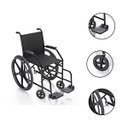 Ver imagem 2 de Cadeira de Rodas Simples Pneu Macico 40cm 90kg Prolife