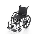 Ver imagem 1 de Cadeira de Rodas Simples Pneu Macico 40cm 90kg Prolife