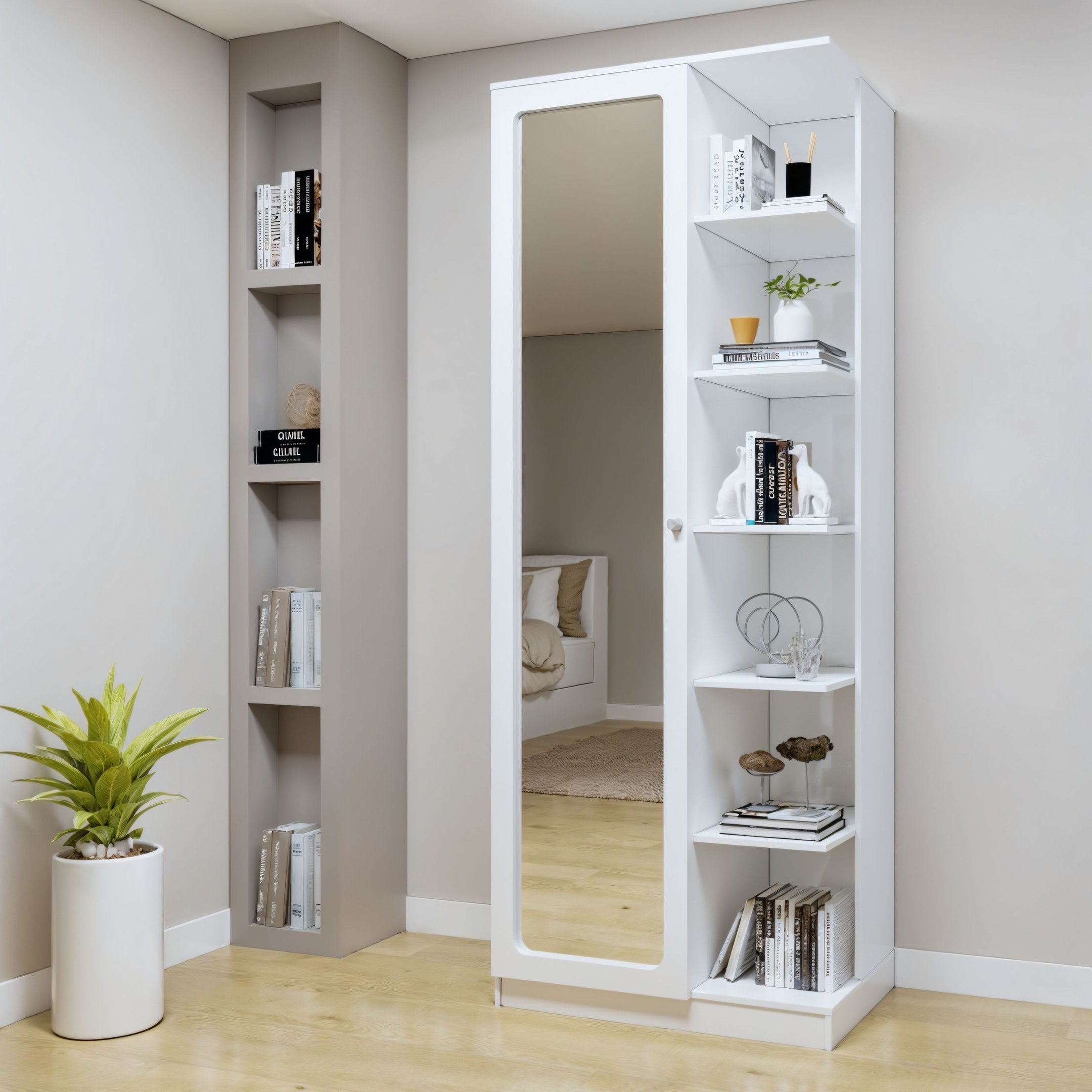 Prayersavenu サイズM Guarda-roupa Casal 4 Portas 4 Gavetas Porto | MadeiraMadeira