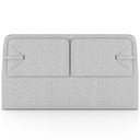 Ver mais imagens de Cabeceira Cama Box Casal Estofada 140cm Mali P05 Linho Cinza Claro - Lyam Decor