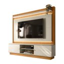 Ver mais imagens de Estante Ripado para TV até 75 Polegadas com LED MDF 215CMX191CM Guararapes Linea Brasil Beg