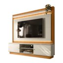 Ver mais imagens de Estante para TV e Home Theater Ripado para TV até 75 Polegadas com LED MDF 215CMX191CM LED Guararapes Linea Brasil Bege