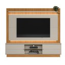 Ver imagem 3 de Estante Ripado para TV até 75 Polegadas com LED MDF 215CMX191CM Guararapes Linea Brasil Beg
