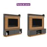 Estante Home para TV até 75 Polegadas com LED 2 Portas Guararapes Linea Brasil - 5