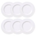 Ver imagem 1 de Jogo 6 Pratos para Sobremesa Porcelana Branca 21cm Tramontin