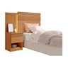 Cabeceira para Cama de Solteiro com Mesa de Cabeceira 100% MDF Granada - 2