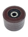 Ver imagem 6 de 10 Peças Disco Flap Curvo 4.1/2 115mm Metais Ferrosos Grão 50 Stein