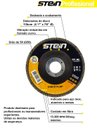 Ver imagem 2 de 10 Peças Disco Flap Curvo 4.1/2 115mm Metais Ferrosos Grão 50 Stein