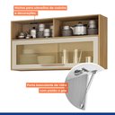 Ver imagem 3 de Armário Aéreo 120cm com Vidro Salvador 