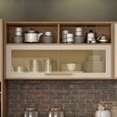 Ver imagem 2 de Armário Aéreo 120cm com Vidro Salvador 