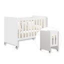Ver imagem 3 de Quarto de Bebê Berço Evolution + Cômoda 6 Gvts + Colchão Branco