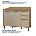 Ver imagem 4 de Balcão 120cm 3 Portas 2 Gavetas Salvador