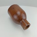 Ver imagem 4 de Vaso Decorativo de Madeira Natural 25x15x15cm Enfeite Sala Mesa Estante Aparador