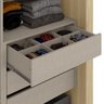 Guarda Roupa Casal com Espelho 2 Portas 6 Gavetas Imperador Plus Zanzini - 6