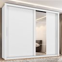 Ver imagem 1 de Guarda Roupa Casal com Espelho 2 Portas 6 Gavetas Imperador Plus 