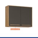 Ver imagem 2 de Armário Aéreo 80cm 2 Portas Salvador