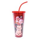 Ver imagem 1 de Copo Cubos de Gelo Vermelho Mickey Minnie Tsum Tsum 600 Ml