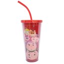 Ver imagem 4 de Copo Cubos de Gelo Vermelho Mickey Minnie Tsum Tsum 600 Ml