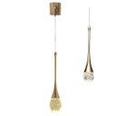 Ver imagem 1 de Lustre Pendente Gota Cristal Led 3 em 1 Moderno Luxo Iluminaçao Sala de Estar Quarto Cabeceira Comer