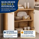 Ver imagem 3 de Balcão 80cm 2 Portas Salvador Bege/Cinamomo/Off White