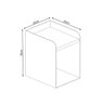 Kit 2 Apoios de Cabeceira em Aço Linha Home Padrão Morphi Design 20 Branco - 4