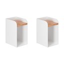 Ver imagem 5 de Kit 2 Apoios de Cabeceira em Aço Linha Home Padrão Morphi Design 20 Branco