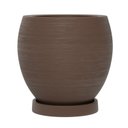 Ver imagem 4 de Vaso Oval 30x32cm Polietileno sem Prato Fibrarte