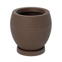 Ver imagem 3 de Vaso Oval 30x32cm Polietileno sem Prato Fibrarte