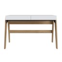 Ver imagem 4 de Kit Home Offce 2 Peças Escrivaninha 120cm 2 Gavetas e Estante 5 Prateleiras Trend