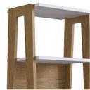 Ver mais imagens de Kit Home Offce 2 Peças Escrivaninha 120cm 2 Gavetas e Estante 5 Prateleiras Trend