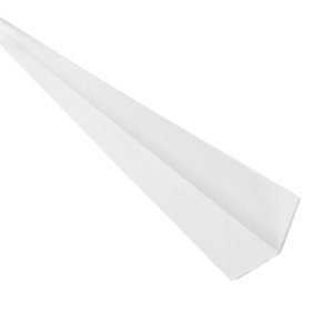 Cantoneira em L PVC Protetor de Canto 25x25mm Barra 300cm Bariri