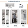 Guarda Roupa Modulado de Casal 10 Portas 5 Peças e 1 Cabeceira Hera CabeCasa MadeiraOriginals - 3