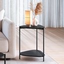 Ver imagem 2 de Mesa Lateral Organica Pe Metal Preto Nero 28016 Artesano Nero Preto