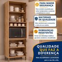 Ver imagem 4 de Paneleiro com Nicho 2 Portas Salvador Bege/Cinamomo/Off White