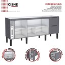 Ver imagem 5 de Balcão para Cozinha 3 Portas 3 Gavetas Cisne Cinza