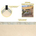 Ver imagem 6 de Sombrite 80% Lona Toldo Garagem Bege 3x4 Bainha e Ilhós