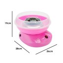 Ver imagem 3 de Maquina de Algodão Doce Elétrica Portatil Mini 110v Rosa