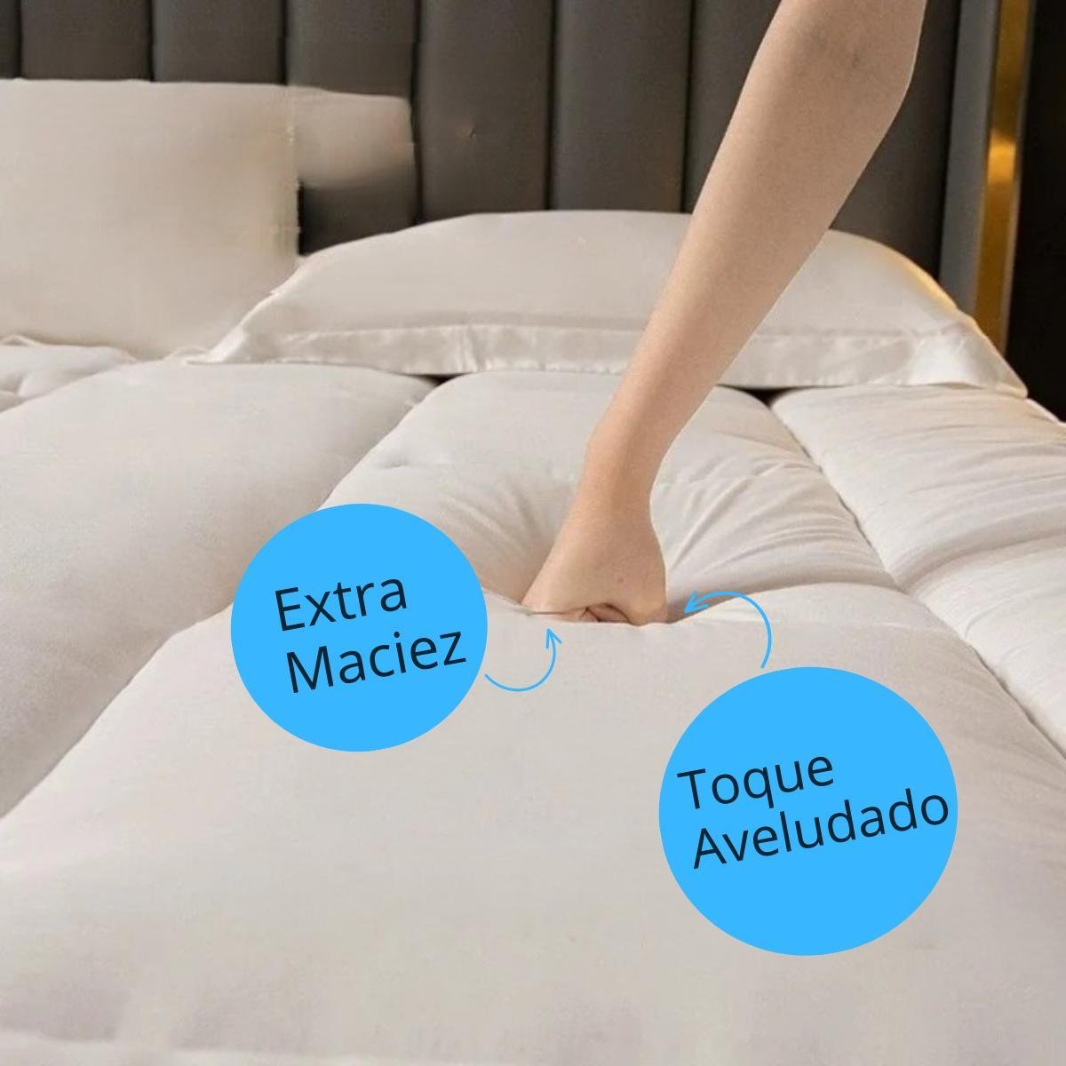 Protetor de Colchão Pillow Top Cama Casal Box - 2