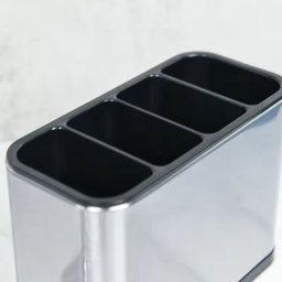 Escorredor Porta Talheres Pia Aço Inox Banheiro Cozinha - 4