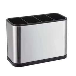 Escorredor Porta Talheres Pia Aço Inox Banheiro Cozinha - 1