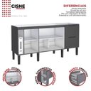 Ver imagem 2 de Balcão para Cozinha 3 Portas 3 Gavetas Cisne Preto